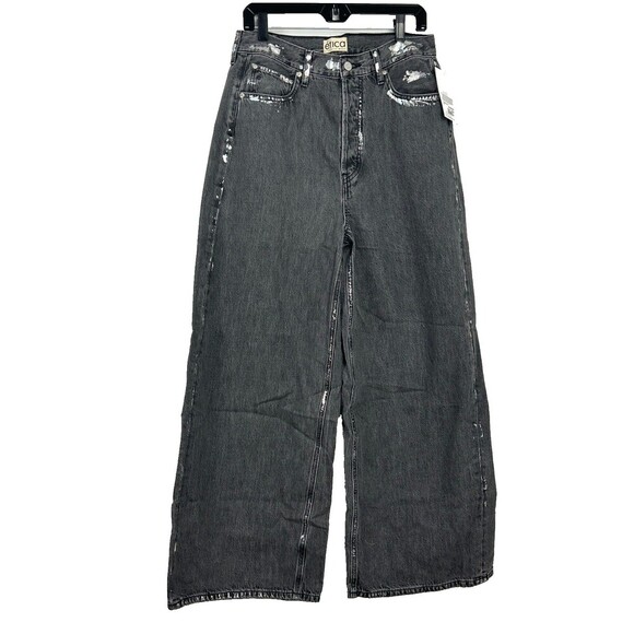 ETICA Denim - NEW Etica Anthropologie Marley Womens Sz 30 Grey Ultra High Rise Baggy Jeans E2